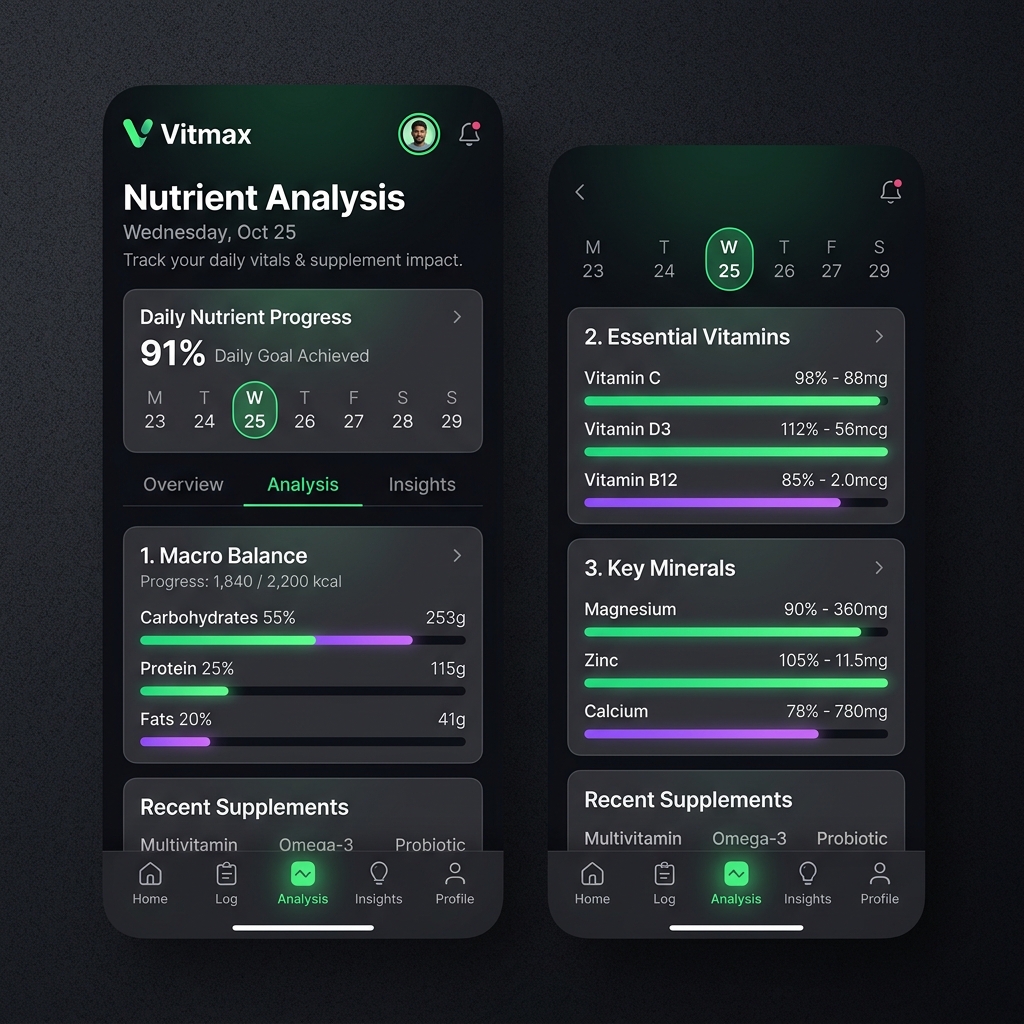 Vitmax UI Design